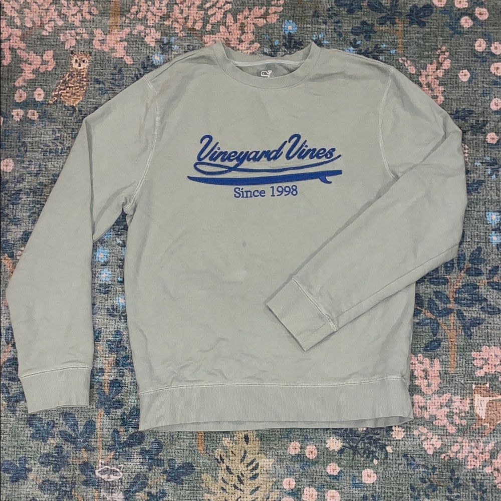 Vineyard Vines Women’s Sage Green Crewneck Sweater